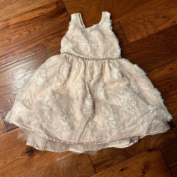 Kensie Girl Special Occasion Dress - Off White - Size 6 Kids - Picture 1 of 6